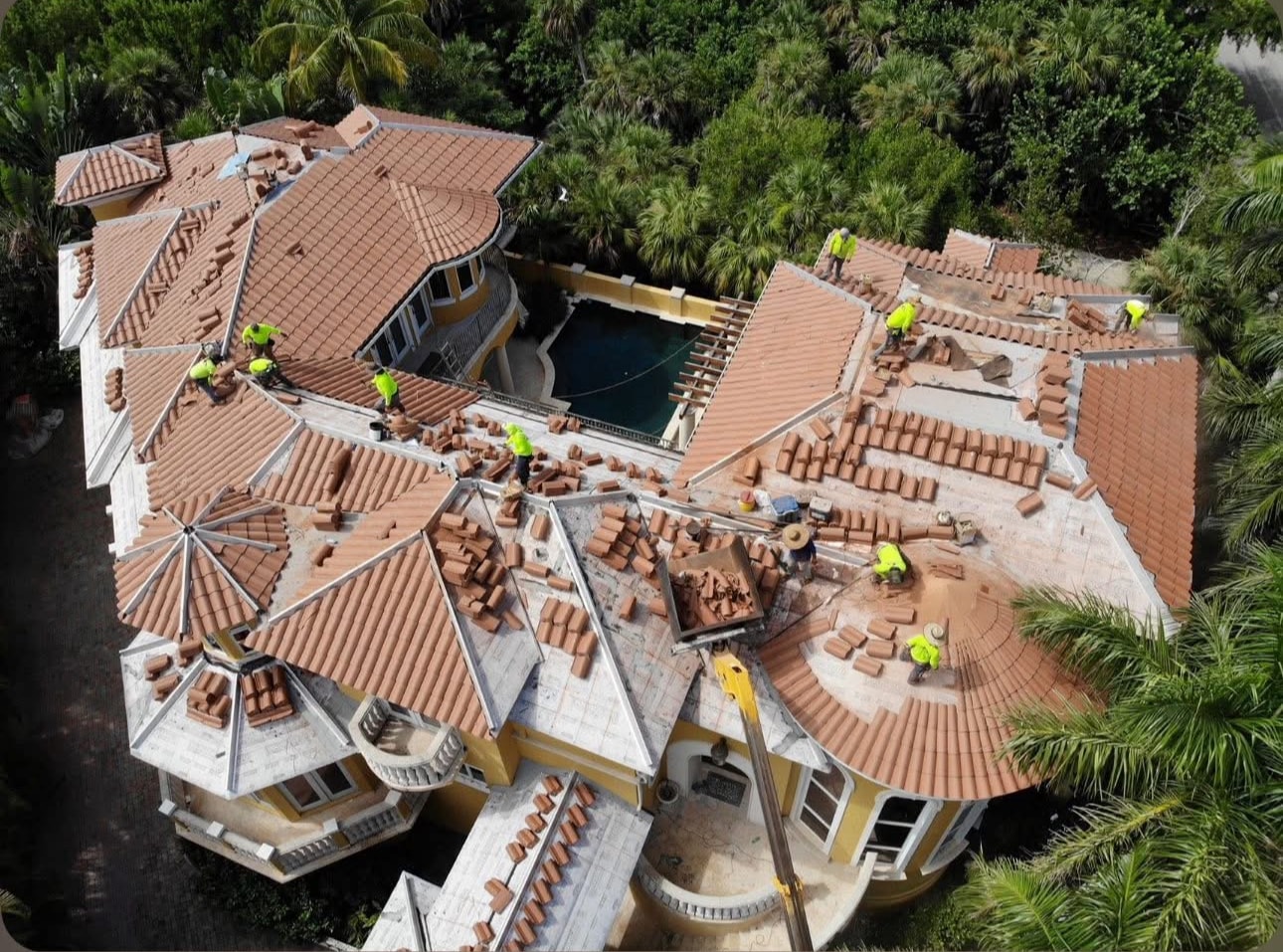 Legacy Exteriors crew at work